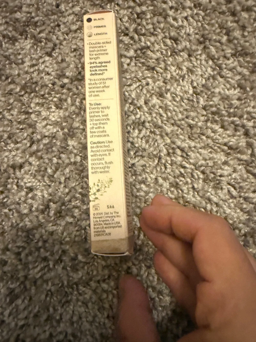 💛2/$25 The Honest Company Extreme Length Mascara + Lash Primer